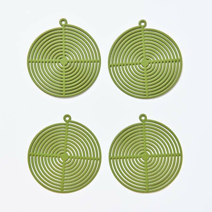 楽天市場】チャーム 透かしパーツ ゴムコーティング うずまき オリーブ  