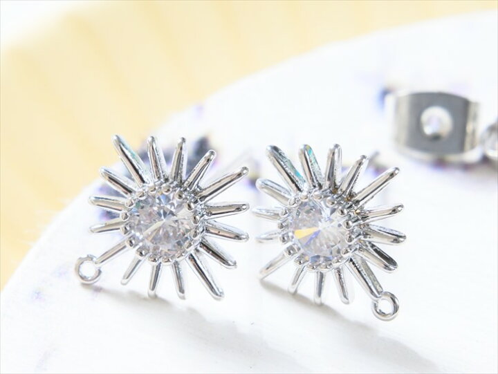 楽天市場】ピアスパーツ ニッケルフリー 1ペア 2個 キャッチ付 ポスト  