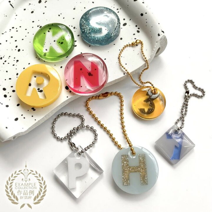 楽天市場】シリコンモールド アルファベット 数字 鏡面 クリア 16mm 1  