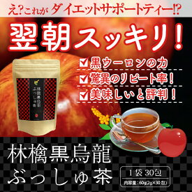林檎黒烏龍ぶっしゅ茶(アップル風味）☆ダイエットサポート☆ダイエットティー☆キャンドルブッシュ☆黒ウーロン茶☆アップルティー☆