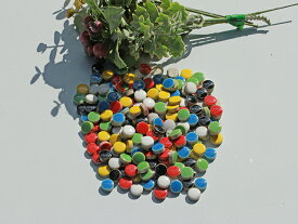 【お買い物マラソンポイント2倍 】タイル 丸10ミリ craft-m / モザイクタイル 工作 DIY クラフト アート コースター 袋詰め 雑貨 四角 ミックス キッチン カフェ 古民家 浴室 風呂 水回り 玄関 内装 外装 外可愛いレトロ ナチュラル 教材 ハンドメイド リノベ 工作