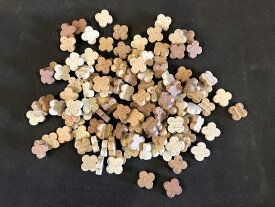 タイル TILE ナチュレ フラワー 花 14ミリ 無釉 /モザイクタイル 工作DIY タイルクラフト 美濃焼 単色 バラ 雑貨 キッチン 小物 詰め合わせ 庭 お得 アンティーク 新築 ナチュラル 和風 日本製 リメイク リノベ ハンドメイド