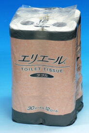 エリエールトイレットティシューダブル　30m　12ロール　（無香料）