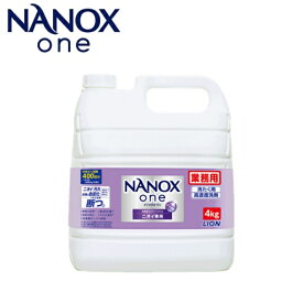 業務用　NANOXone（ナノックスワン）ニオイ専用　4kg　（1本）