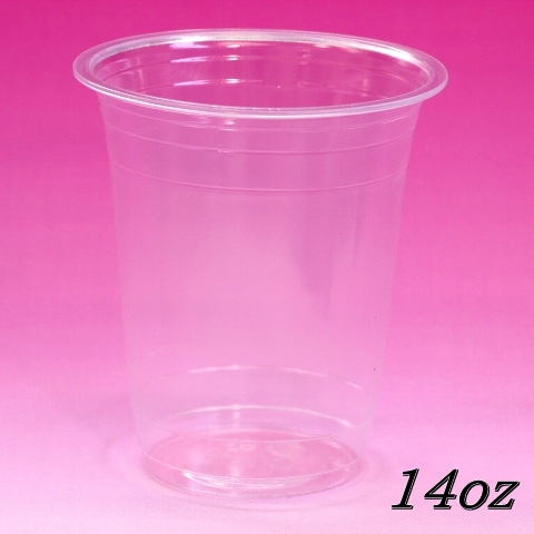 透明プラカップ 透明プラスチックカップをケース購入価格で １４オンスプラカップが 好評 １個＝８．１５円 1000個 新商品 新型 １４オンス ４２０ｍｌ プラスチックカップ１４