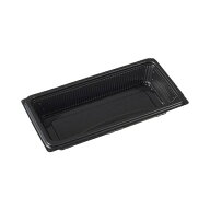 【デリバリー容器】DLV角24−12（40）MSD　黒　本体のみ　（50枚）