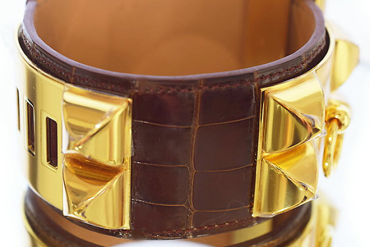 楽天市場】エルメス HERMES コリエドシアン ブレス クロコダイル  