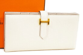 エルメス　HERMES　長財布　ベアンスフレ　ナタ　Nata　G金具　ゴールド金具　シェーブル　シェブルミゾル　U刻印　2022年製造　財布　マチあり　本物　未使用 展示品　箱付き