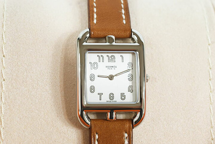 楽天市場】エルメス HERMES ケープコッド PM 31mm ナチュラル 