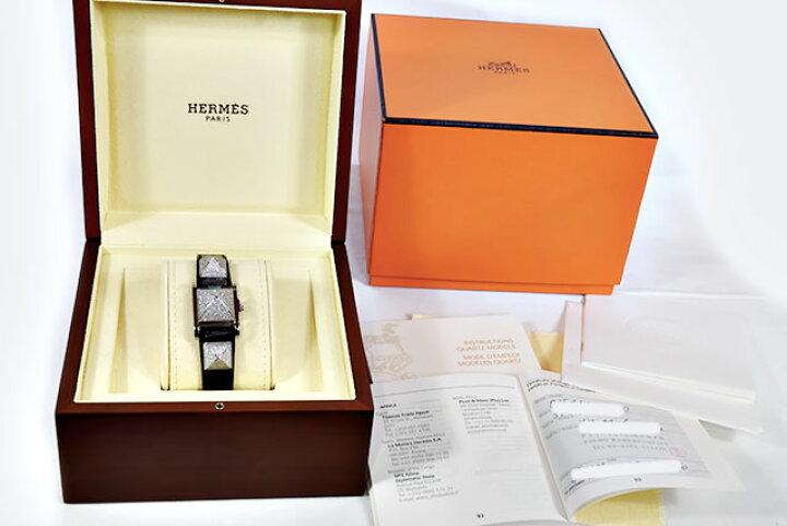 楽天市場】エルメス HERMES 腕時計 メドールウォッチ PM ME3.230 黒