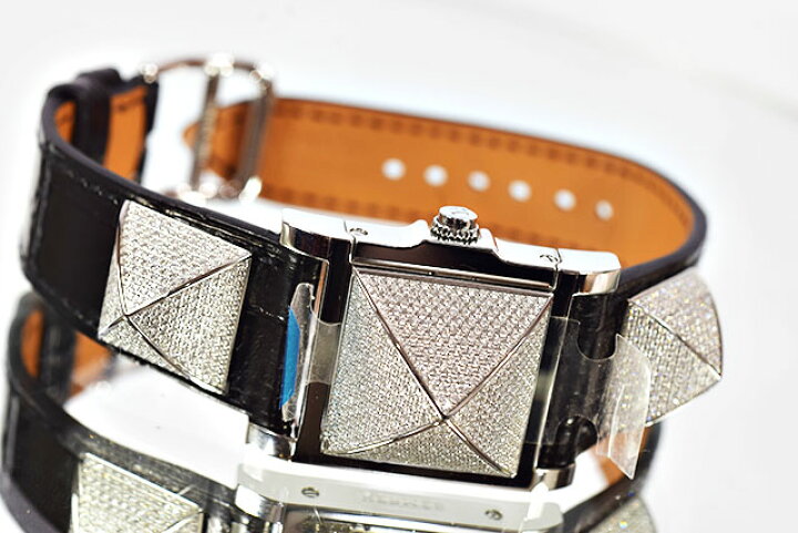 楽天市場】エルメス HERMES 腕時計 メドールウォッチ PM ME3.230 黒 