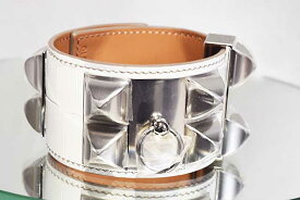 エルメス　ブレスレット　コリエドシアン　ブレス　ヒマラヤ　クロコダイル ニロティカスマット　シルバー金具　S金具　T2　Sサイズ　W刻印　2024年製造　箱付き　HERMES　本物　未使用　ブレスレット　バングル　※サイテス付き