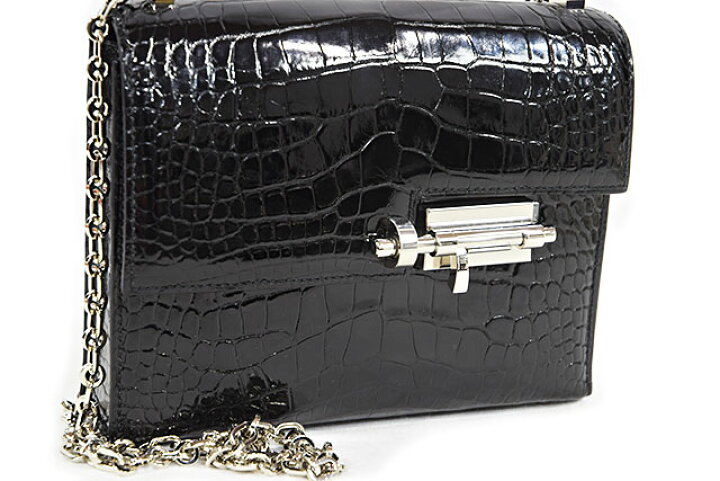 楽天市場】エルメス HERMES ヴェルー チェーン ミニ 黒 ブラック  