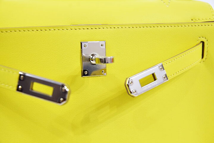 楽天市場】エルメス HERMES ポシェットケリー ライム Lime スイフト S