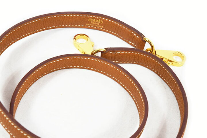 楽天市場】エルメス HERMES ショルダーストラップ ゴールド Gold G金具  