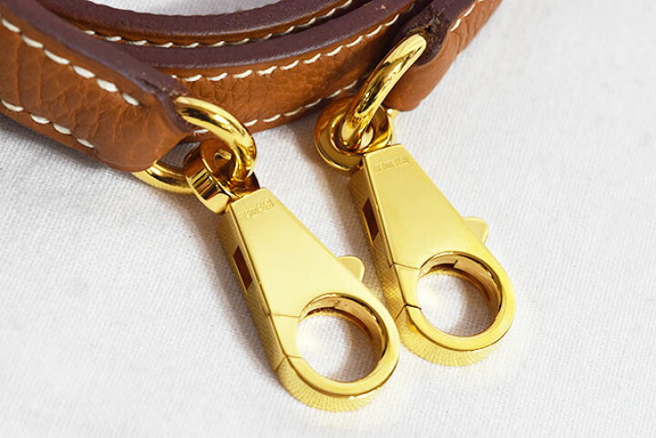 楽天市場】エルメス HERMES ショルダーストラップ ゴールド Gold G金具  