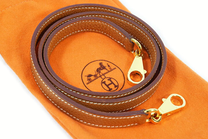 楽天市場】エルメス HERMES ショルダーストラップ ゴールド Gold G金具  