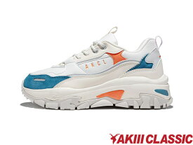 国内正規品 アキクラシック アーバン トラッカー AKIII CLASSIC URBAN TRACKER スニーカー ダッドシューズ チャンキー レディース 厚底 CREAM/ORANGE クリーム/オレンジ 韓国発 AKC-0003 CRO 吉木千沙都 ちぃぽぽ