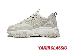 国内正規品 アキクラシック アーバン トラッカー AKIII CLASSIC URBAN TRACKER スニーカー ダッドシューズ チャンキー レディース 厚底 LIGHT BEIGE ライトベージュ 韓国発 AKC-0003 LIB 吉木千沙都 ちぃぽぽ