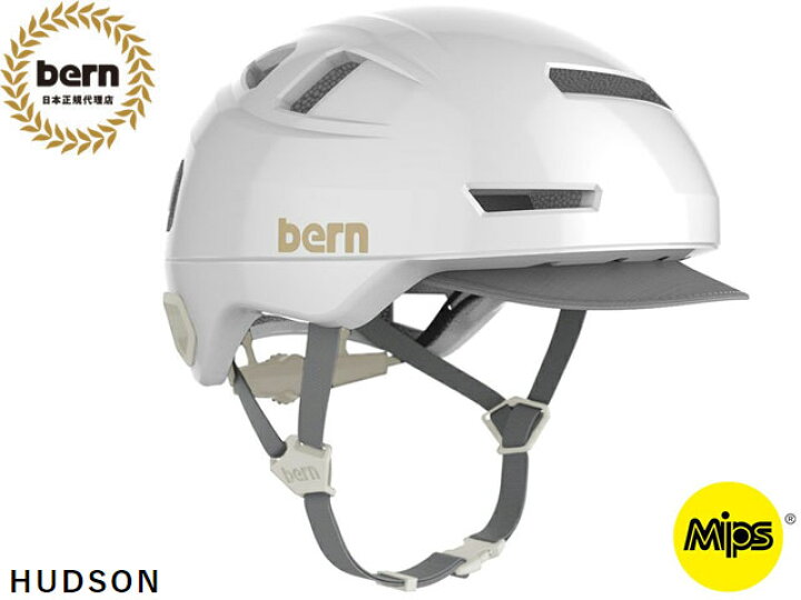 楽天市場】国内正規品 バーン bern HUDSON MIPS ハドソン SATIN WHITE 