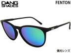 国内正規品 DANG SHADES サングラス FENTON フェントン Black Soft x Green Mirror Polarized Polarized 偏光レンズ ミラーレンズ ダンシェイディーズ トイサングラス メンズ レディース ユニセックス スノー スケート 自転車 アウトドア