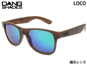 Ki DANG SHADES TOX LOCO R Wood Matte X Green Mirror Polarized ~[Y ΌY _VFCfB[Y Y fB[X jZbNX Xm[ XP[g ] AEghA
