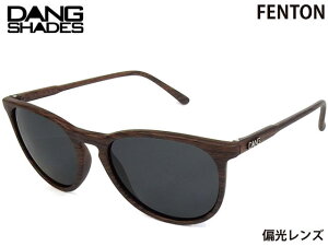 �������K�i DANG SHADES �T���O���X FENTON �t�F���g�� Matt Dark Wood x Black Smoke Polarized �Ό������Y �_���V�F�C�f�B�[�Y �����Y ���f�B�[�X ���j�Z�b�N�X �X�m�[ �X�P�[�g ���]�� �A�E�g�h�A