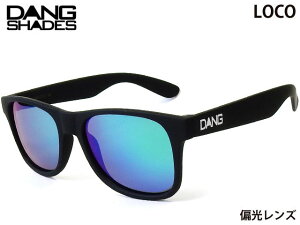 Ki DANG SHADES TOX LOCO R Black Soft X Green Mirror Polarized WHITE LOGO ~[Y ΌY _VFCfB[Y Y fB[X jZbNX Xm[ XP[g ] AEgh