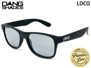 �������K�i DANG SHADES �T���O���X ���R LOCO BLACK SOFT x LIGHT BLACK PREMIUM LENS (Polarized / Ultime Anti-Fog / Bluelight Cut) �Ό������Y �_���V�F�C�f�B�[�Y �v���~�A�������Y ���i�v�I�܂�~�� ���{�������Y �n