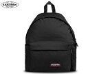 国内正規品 EASTPAK イーストパック PADDED PAKR パデッドパッカー 24L BLACK ブラック 黒 リュック リュックサック デイパック バックパック ポリエステル メンズ レディース 男女兼用 ジュニア 学生 普段使い 通勤 通学 タウン デイリー A4