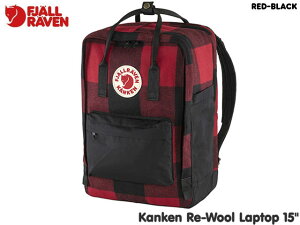 �������K�i �t�F�[�����[�x�� FJALLRAVEN �J���P�� ���E�[�� ���b�v�g�b�v Kanken Re-Wool Laptop 15'' 18L Red-Black ���b�h �u���b�N �� �� ���T�C�N���E�[�� �f�C�p�b�N �A�E�g�h�A �X�g���[�g �����Y ��