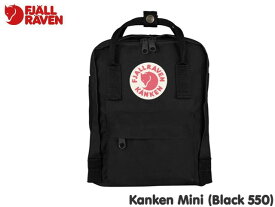 国内正規品 フェールラーベン FJALLRAVEN カンケン ミニ KANKEN MINI 7L Black 550 ブラック 黒 バックパック リュックサック デイバッグ アウトドア ストリート キャンプ メンズ レディース 子供 ジュニア キッズ 通学 通勤 高校生 大学生 2WAY 23561