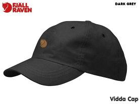 国内正規品 フェールラーベン FJALLRAVEN VIDDA CAP ヴィッダ キャップ Dark Grey ダークグレー キャップ 帽子 防水性 防風性 透湿性 G-1000 HELAGS CAP ヘーラグス キャップ