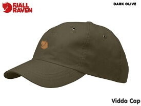 国内正規品 フェールラーベン FJALLRAVEN VIDDA CAP ヴィッダ キャップ Dark Olive ダークオリーブ キャップ 帽子 防水性 防風性 透湿性 G-1000 HELAGS CAP ヘーラグス キャップ