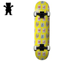 GRIZZLY 国内正規品 グリズリー GRIZZLY In The Bag Complete YELLOW スケボー デッキ スケートボード コンプリート Skateboard 完成品 初心者 デッキ キッズ