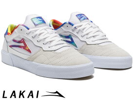 国内正規品 Lakai CAMBRIDGE WHITE TIE DYE SUEDE ケンブリッジ ホワイトタイダイ スエード ラカイ スケート SKATE スニーカー DELUXLITEインソール PARAMOUNTアウトソール