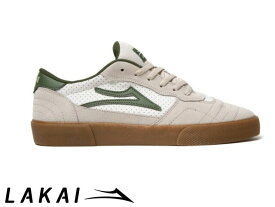 国内正規品 Lakai CAMBRIDGE CREAM SUEDE ケンブリッジ クリーム スエード ラカイ スケート SKATE スニーカー DELUXLITEインソール PARAMOUNTアウトソール 2024SPRING