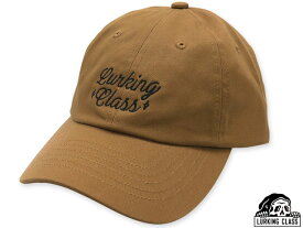 国内正規品 LURKING CLASS CURSIVE LOGO LOW CAP CAMEL ラーキンクラス カーシブロゴ ローキャップ キャメル 帽子 Sketchy Tank スケッチータンク
