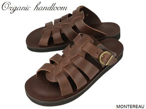 �������K�i �I�[�K�j�b�N�n���h���[�� Organichandloom MONTEREAU �����g���[ DARK BROWN �_�[�N�u���E�� �� �N���b�O �T���_�� �X���b�|�� �I�C�����U�[ �{�v �V�R �������Y ���C�h�C���W���p�� ���{