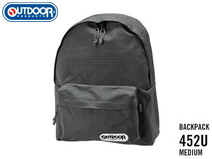 AEghAv_Nc OUTDOOR PRODUCTS 452 MIDEIUM SOLID BACK PACK GRAY O[ D obNpbN fCpbN bN ubN fB[X ʊw ϖՐ ϋv ϐ YKK