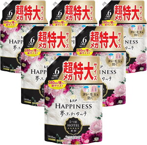 ���m�A Lenor �n�s�l�X ���ӂ�^�b�` �_��� ���F���x�b�g�u���b�T��&�t���[���� �l�ߑւ� 1,900mL×6�� [��e��] [�P�[�X�i]