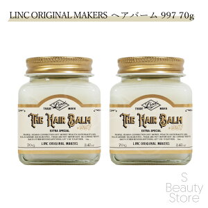 �����N �I���W�i�� ���[�J�[�Y �w�A �o�[�� �w�A�o�[�� 997 2�{�Z�b�g LINC ORIGINAL MAKERS HAIR BALM 997 70g �X�^�C�����O�� �T���� �ꔄ�i ���e�� ���e�t �w�A�P�A