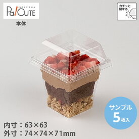 【サンプル商品：DL-75-71-180】デザートカップ 使い捨て プラスチック 透明 パフェカップ プリンカップ ゼリーカップ おしゃれ かわいい 業務用 デザート容器 ゼリー容器 プリン容器 パフェ容器 カットケーキ ケーキ容器