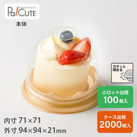 【CM-5本体(金)】ケーキ容器 業務用 デザート容器 テイクアウト 使い捨て容器 プラスチック容器 洋菓子 スイーツ容器 トレー パック 日本製 おしゃれ