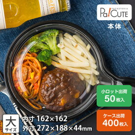 【スキレット本体(大)】テイクアウト 容器 おしゃれ フードパック お持ち帰り 使い捨て 弁当箱 弁当容器 業務用 日本製 使い捨て容器 ケーキ容器 デザート容器 プラスチック容器 トレー パック 電子レンジ 電子レンジ対応 カフェ