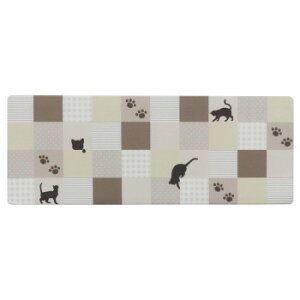 �L�b�`���}�b�g �J�L�E�` �L���b�g�V�F�C�v PVC 45×120cm �x�[�W�� ���ɋ��� ����ɂ��� �N�b�V������ �����̔��y�� �����r�j������ �L�b�`�� �_�C�j���O �L �y�b�g