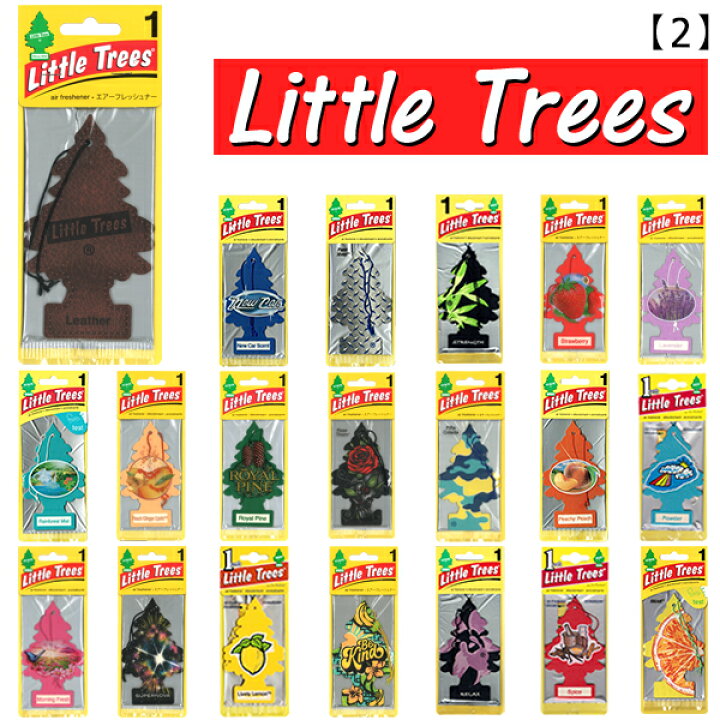 楽天市場】【5枚でメール便無料】 Little Trees Air Freshener 2 