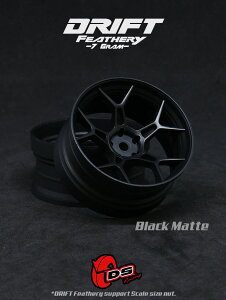 DRIFT FEATHERY RIMF5Y Spokes Black Matte Offset 6mm 8mm@ htg tFU[  5YX|[N ubN}bg ItZbg6mm ItZbg8mm 1/10XP[ 2 htgWR p[c Wh h