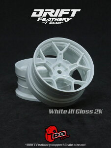 DRIFT FEATHERY RIMF5Y Spokes White Hi Gloss 2K Offset 6mm 8mm@ htg tFU[  5YX|[N zCg nCOX 2K ItZbg6mm ItZbg8mm 1/10XP[ 2 htgWR p[c 