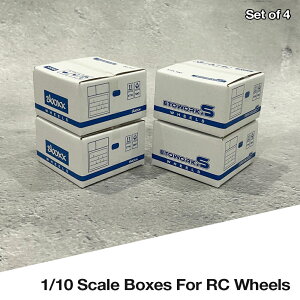 1/10 Scale Boxes For RC Wheels�i4���g�j�@ 1/10�X�P�[�� ���W�R���p�z�C�[�� �{�b�N�X ���A�� �~�j�T�C�Y�_���{�[�� ���W�h�� �h�����W �G�g���[�N�X ETOworks